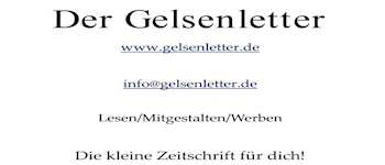 Das Logo der kleinen Zeitschrift namens Gelsenletter